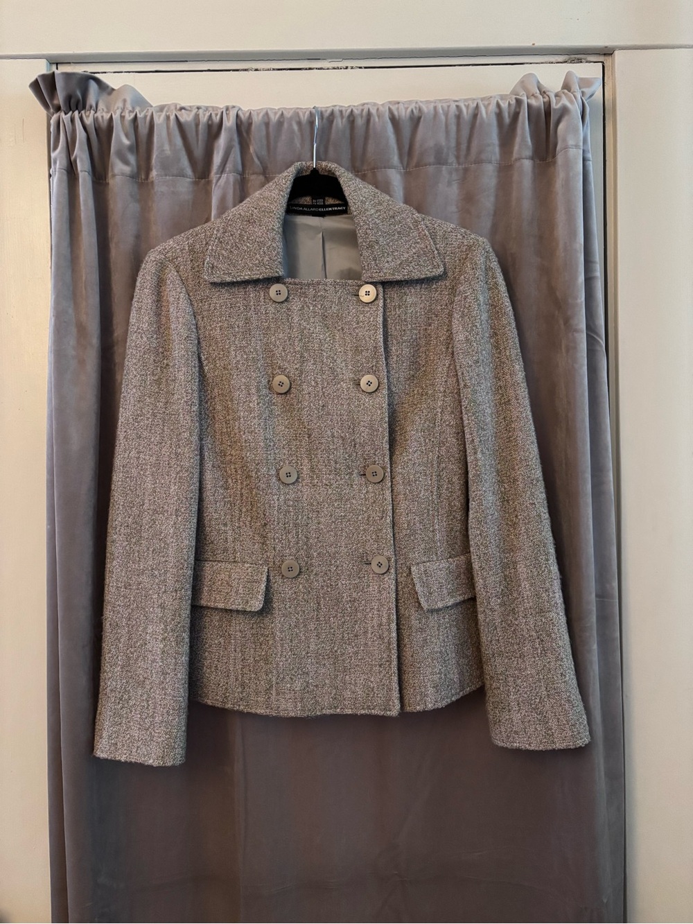 Linda Allard Ellen Tracy Tweed Jacket sz 10